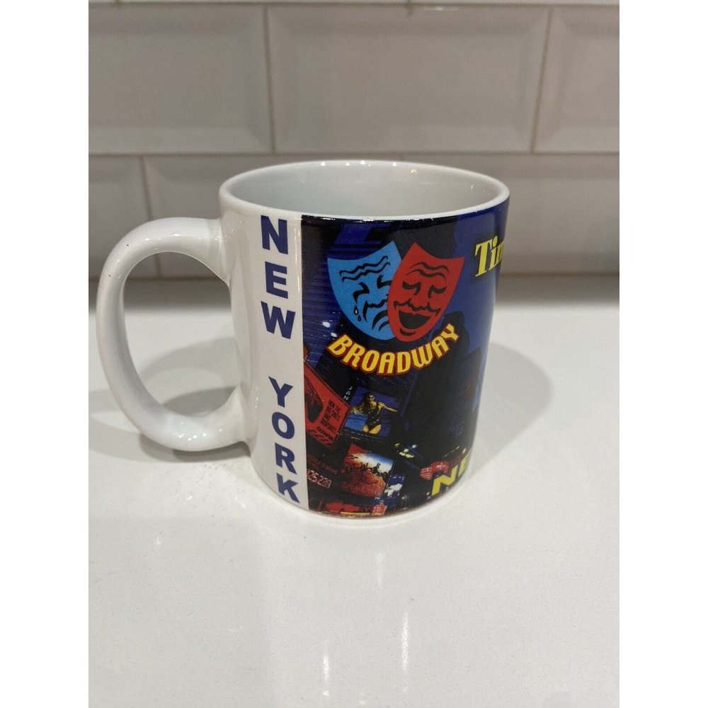 City Merchandise New York Broadway Theatre Times Square Coffee Mug